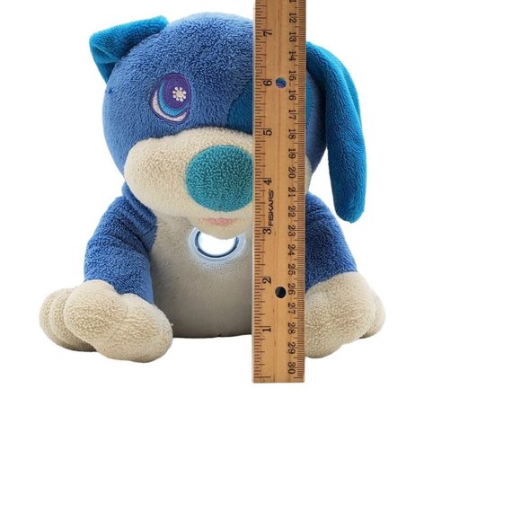 Flashlight‎ Friends Blue Puppy Dog Plush Stuffed Animal 8" Sleepover Toy Working - Picture 9 of 10